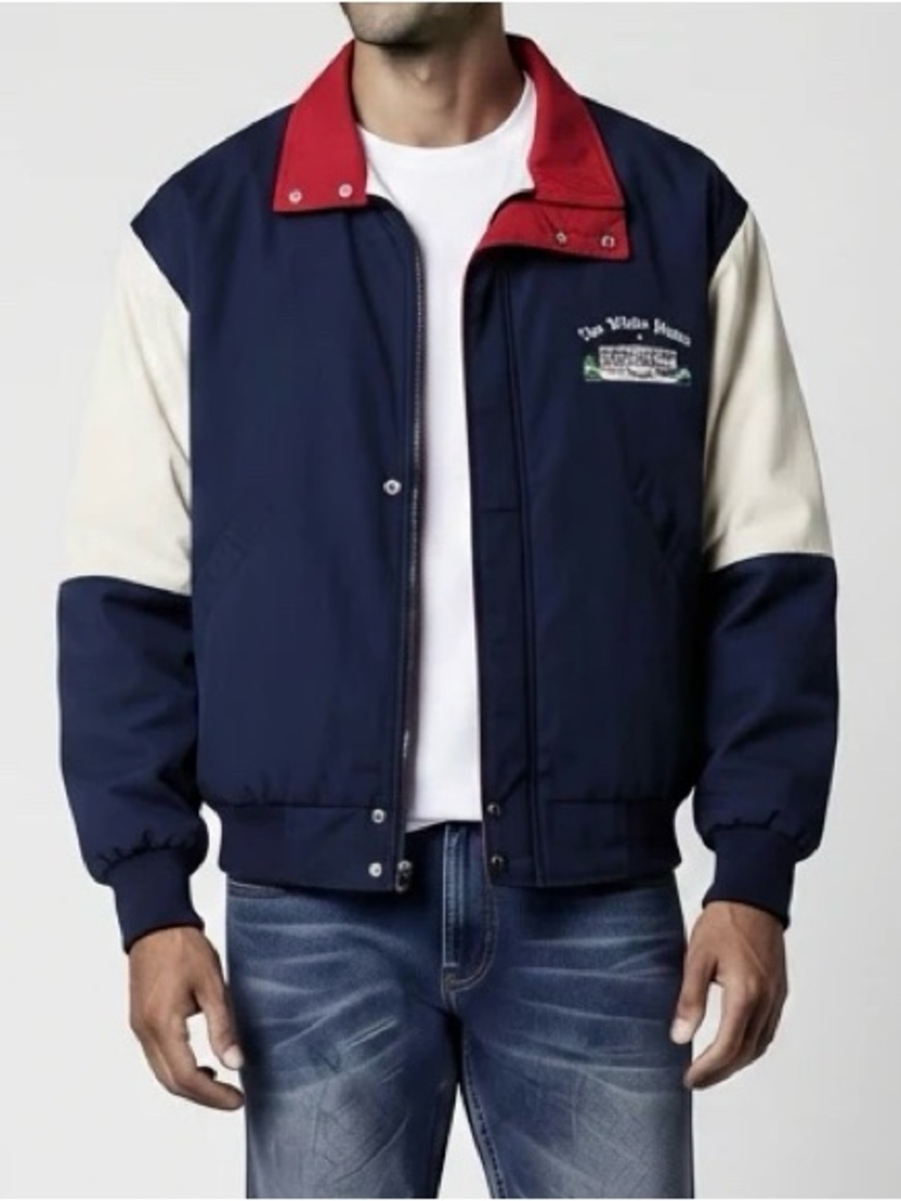 Vintage White House Windbreaker Jacket